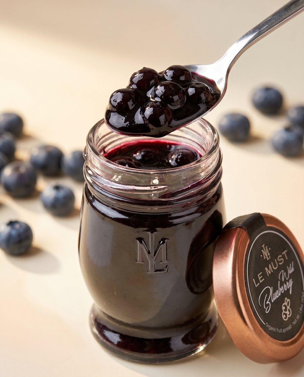 Confiture de Myrtille Sauvage Bio Deluxe